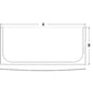 Front Lower Windshield Glass Fits Hitachi Replaces 4651654