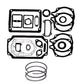 ENGINE REFRESH KIT for KOHLER M8, M10, M12, M14,K161,K181,K241,K301,K321