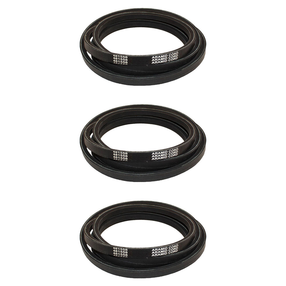 382090 Qty 3: Blade Drive Belt
 Fits Grasshopper 3461 3461R 9861 M161R