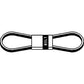 486543R3 New Hydraulic Drive Belt Fits Case-IH Mower Models C60 3110