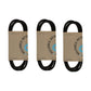 3 Pk A65/4L670 Polyester Cord Fractional V-Belt 1/2" X 67" Fits MTD Riding Mower