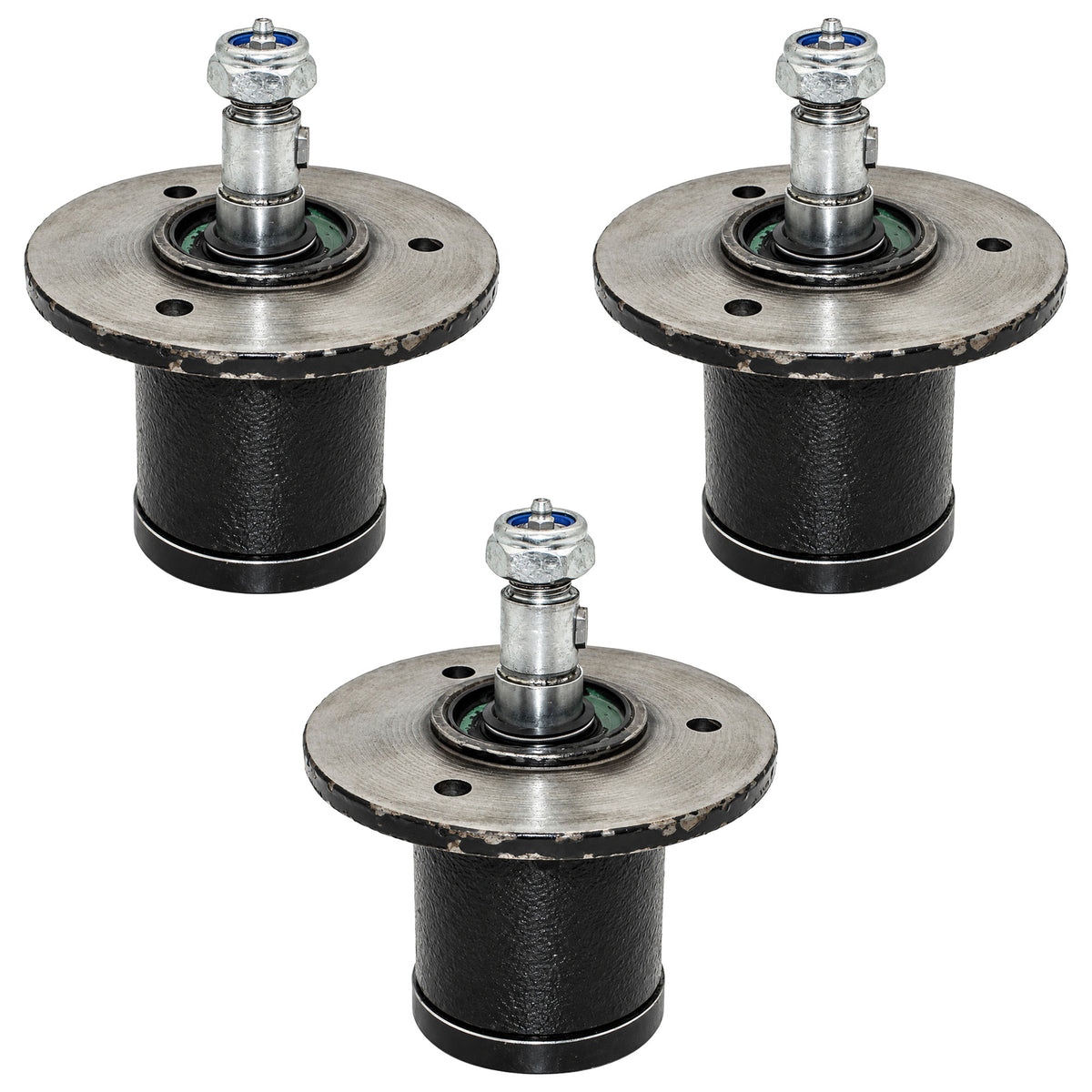 502303 Mower Deck Spindle w/o Pulley (3 Pack) Fits King Kutter