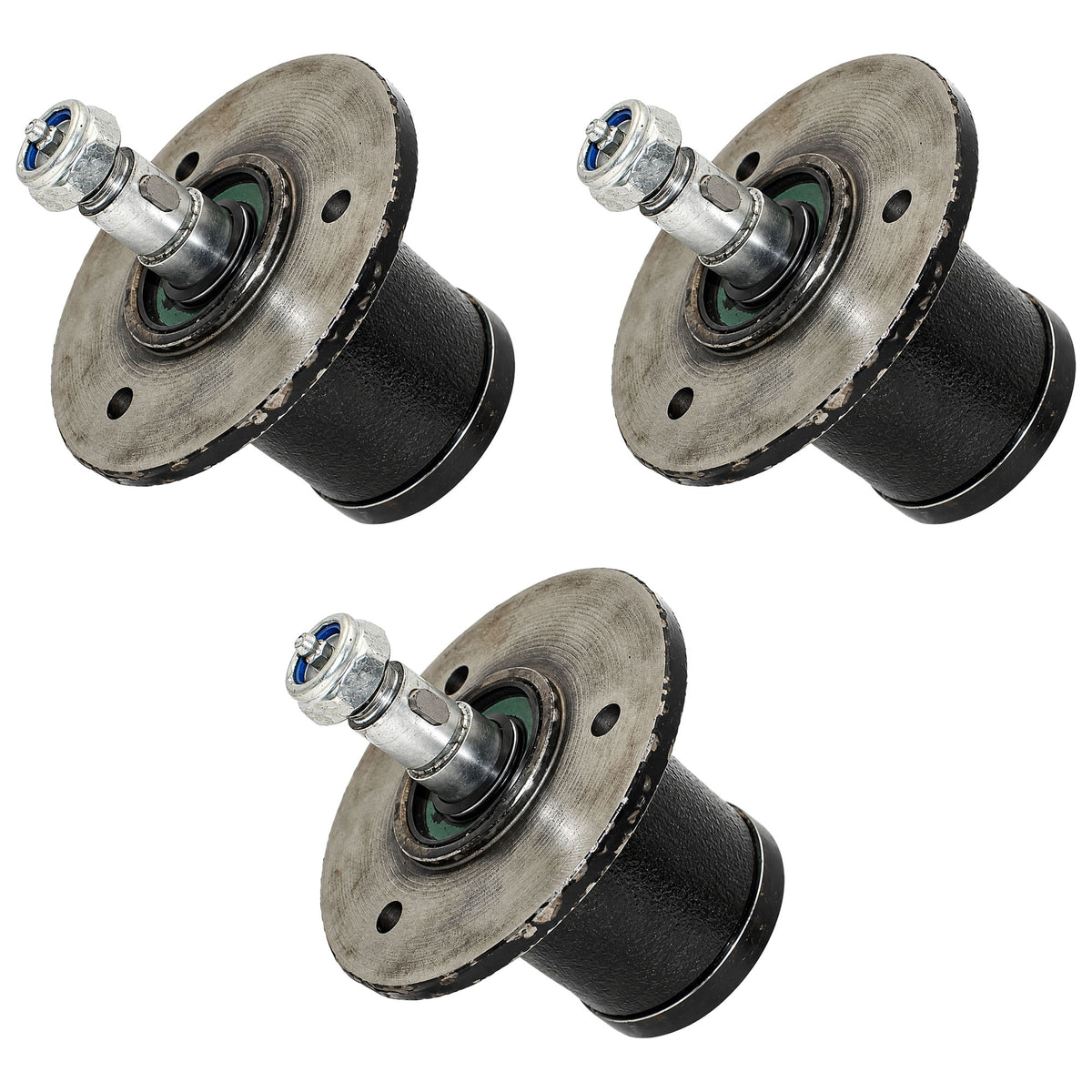 502303 Mower Deck Spindle w/o Pulley (3 Pack) Fits King Kutter