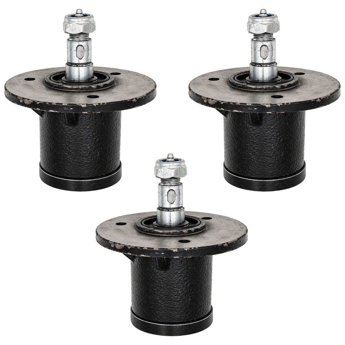 502303 Mower Deck Spindle w/o Pulley (3 Pack) Fits King Kutter