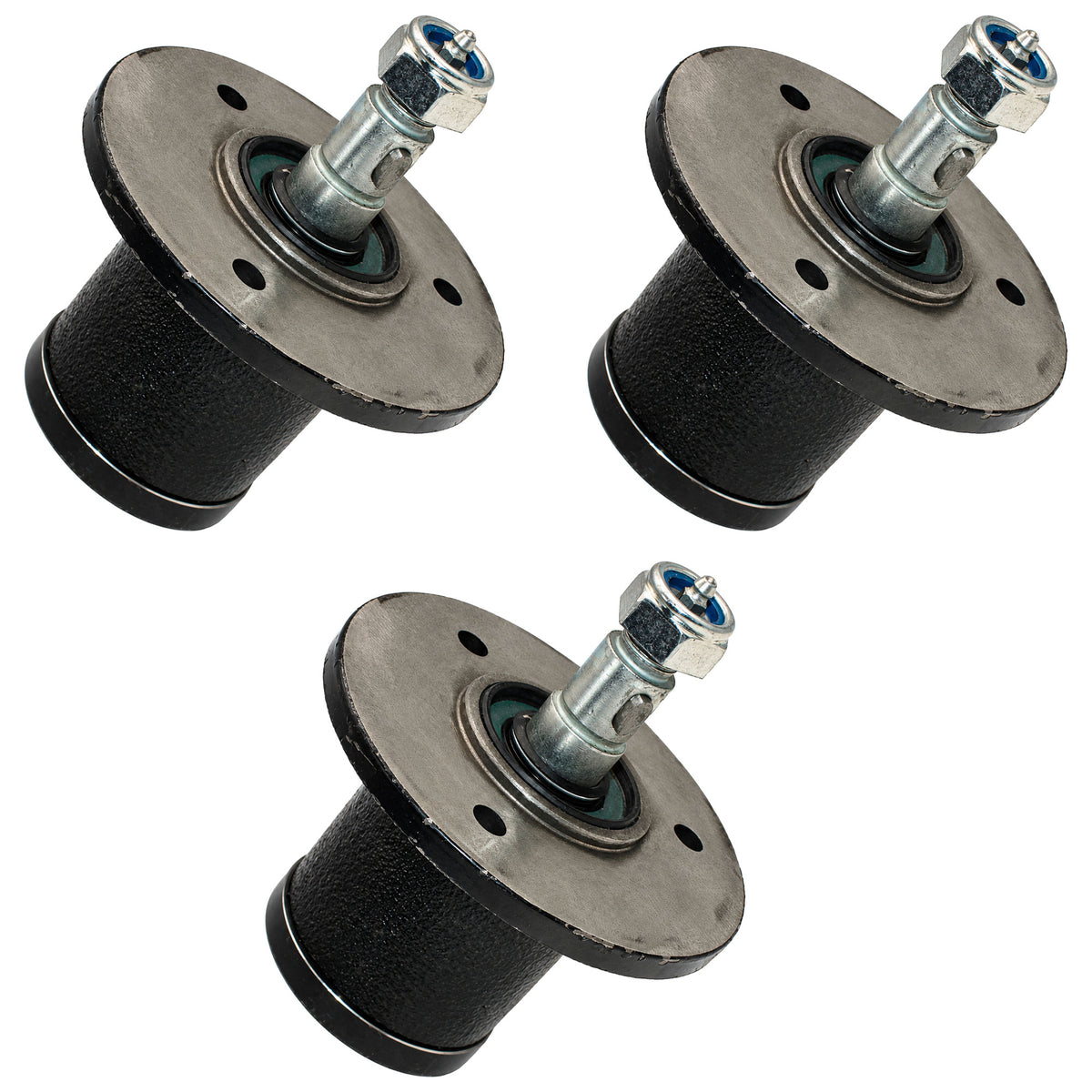 502303 Mower Deck Spindle w/o Pulley (3 Pack) Fits King Kutter