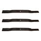 Blade Set (3); Finishing Mower Fits King Kutter Replaces 502324