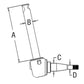 180345M1 Spindle w/ Bearing, Bushing & Seal Fits Massey Ferguson 135 235