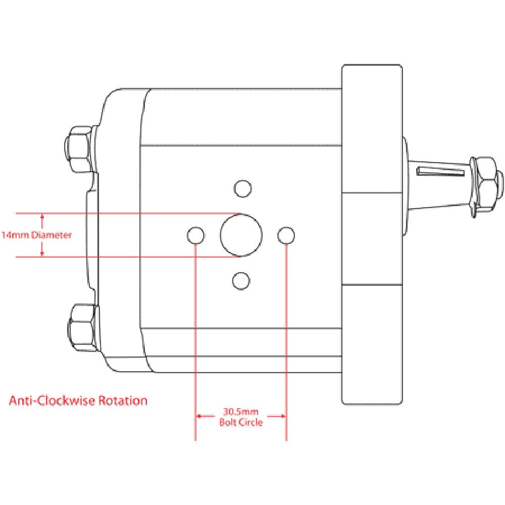 Hydraulic Pump Fits Case/International Harvester Replaces 153630659