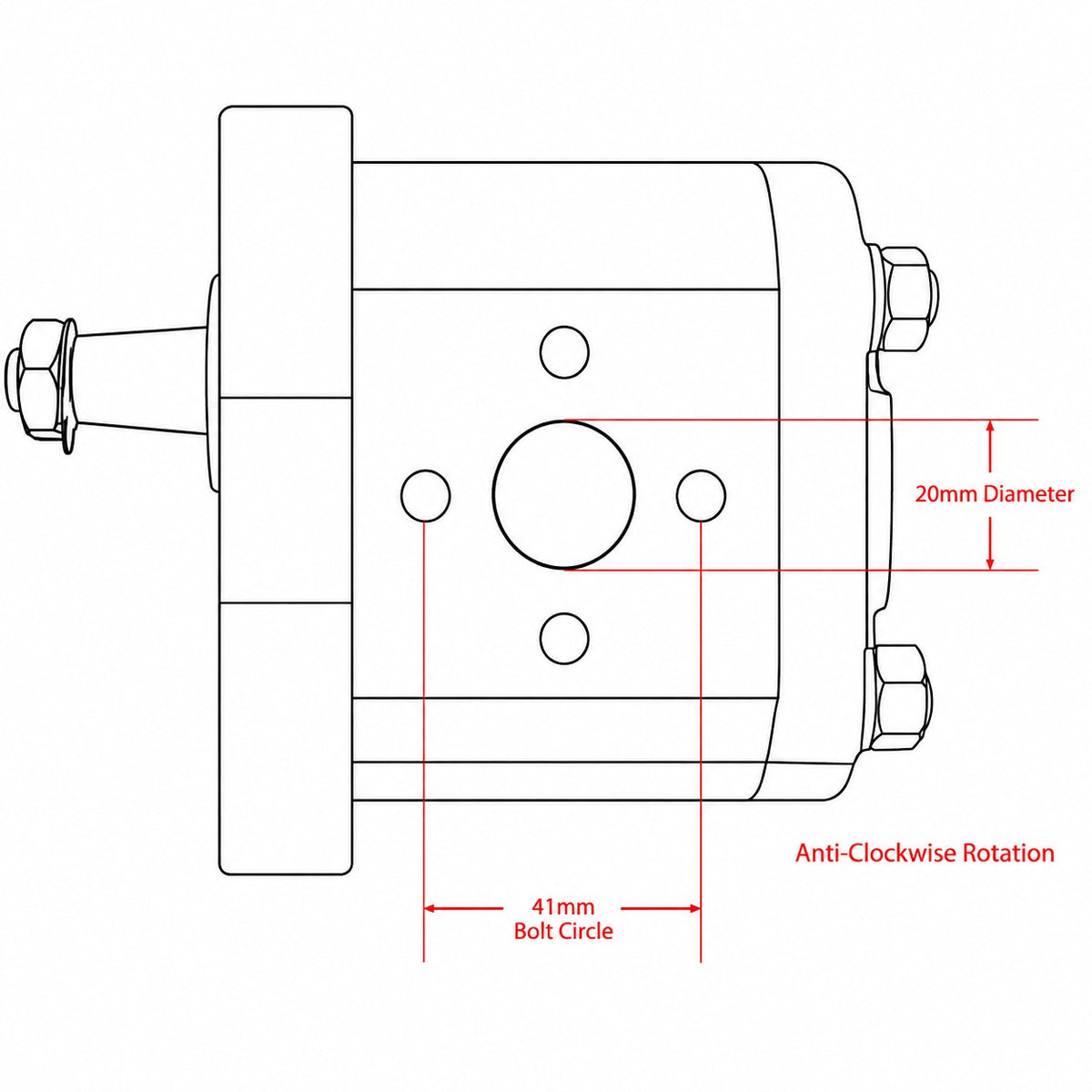 Hydraulic Pump Fits Farmall Replaces 2040333