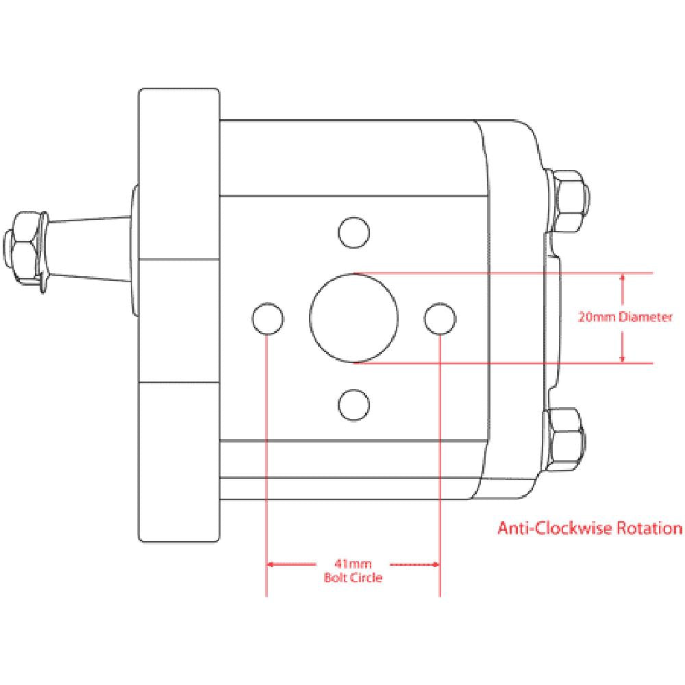 Hydraulic Pump Fits Farmall Replaces 2040333