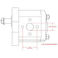 Hydraulic Pump Fits Universal Replaces PRD2217S