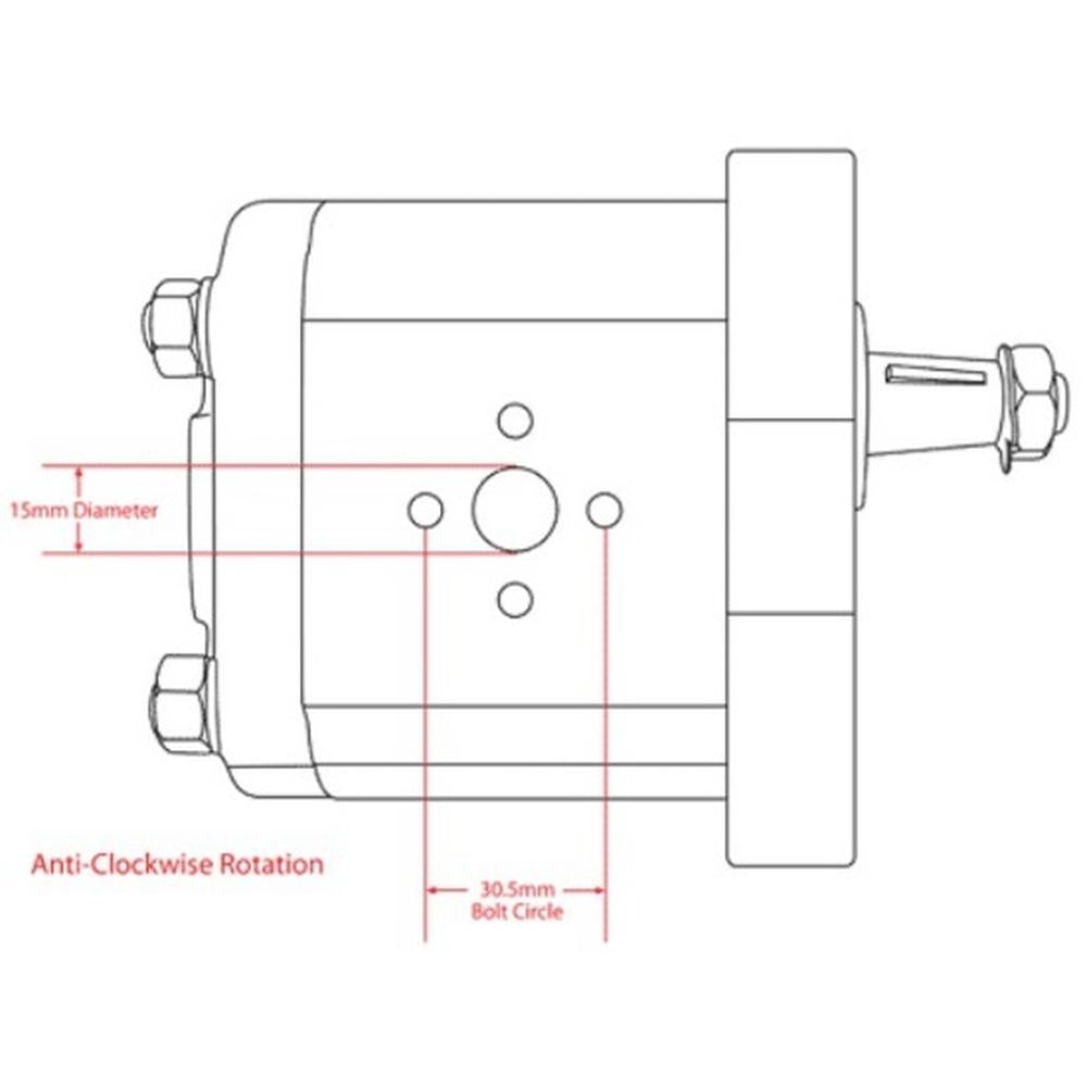 Hydraulic Pump Fits Farmall Replaces 2040333