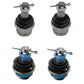 (4 Pk) Upper & Lower Ball Joint Kit Fits Yamaha Big Bear 400 Bruin 350