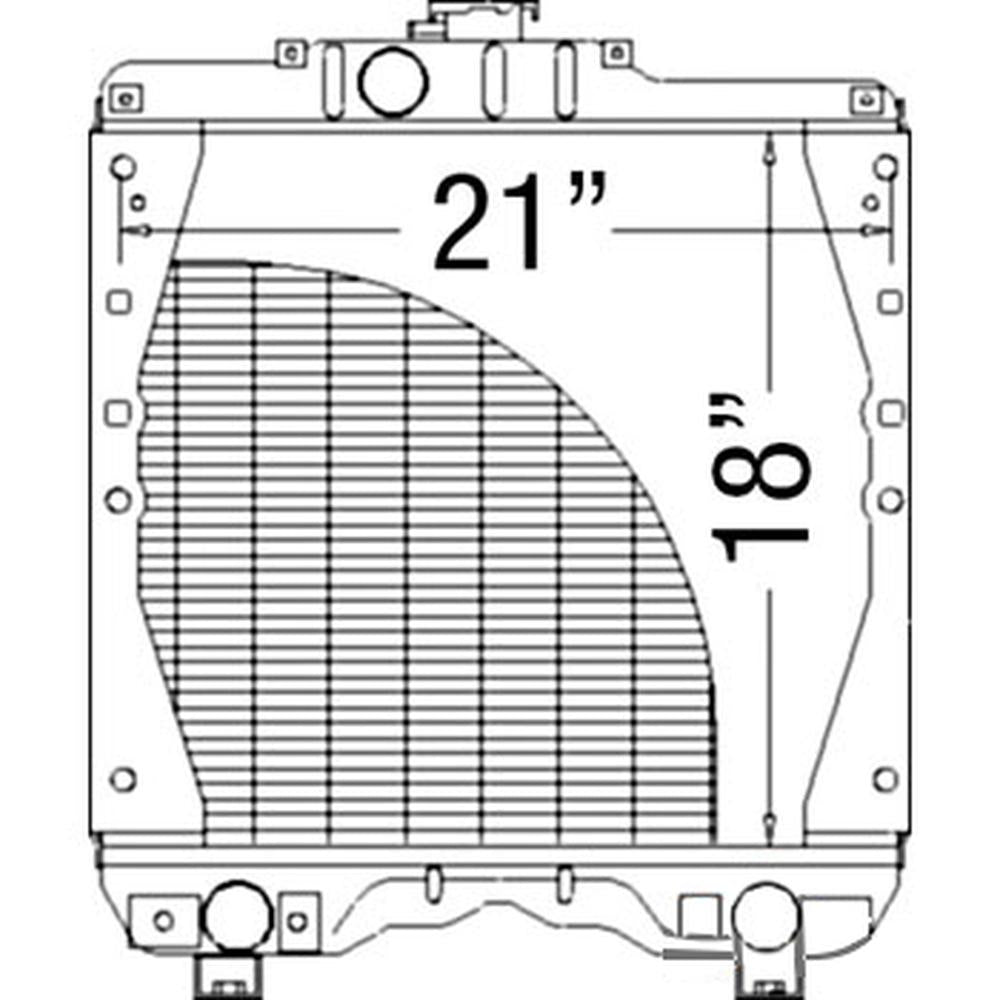 Radiator Fits Ford/New Holland Replaces 5169271