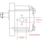 1825210M91 Power Steering Pump Fits Massey Ferguson 1014 1114 134 134C 154 154C