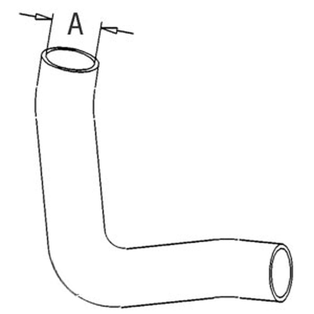 186374M1 Lower Radiator Hose Fits Massey Ferguson