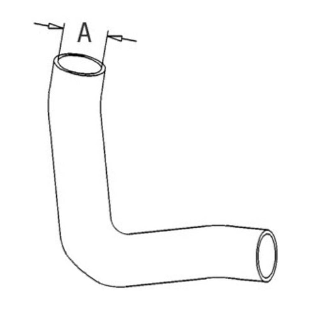 519437M2 Lower Radiator Hose Fits Massey Ferguson 135 MF20 Perkins