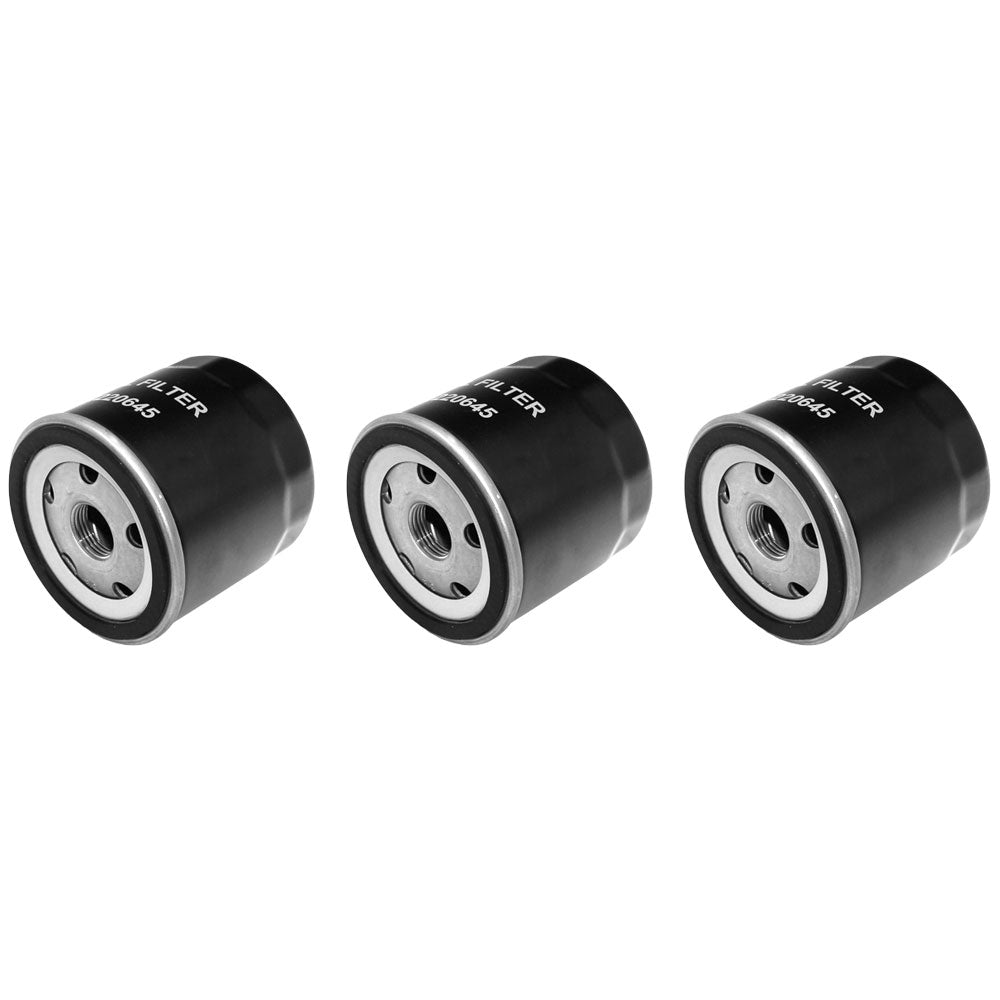 3-Oil Filters Fits Bobcat 632 722 440B 6652366 Fits CAT 220-1523 247B CB14