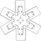 6 Blade Fan Fits 175 255 265 521269M1 521269M1-A