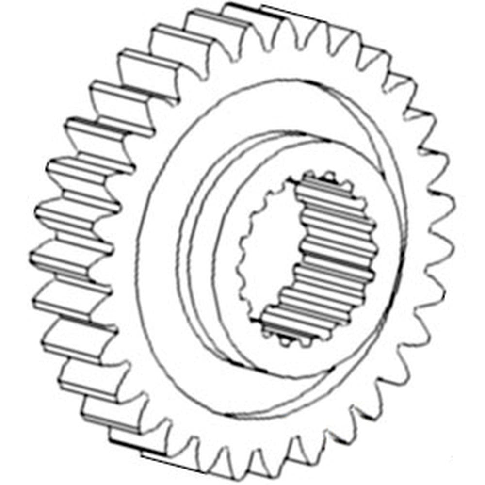 Transmission Sliding Gear - 3rd and 4th Speed Fits International 1066 528675R1