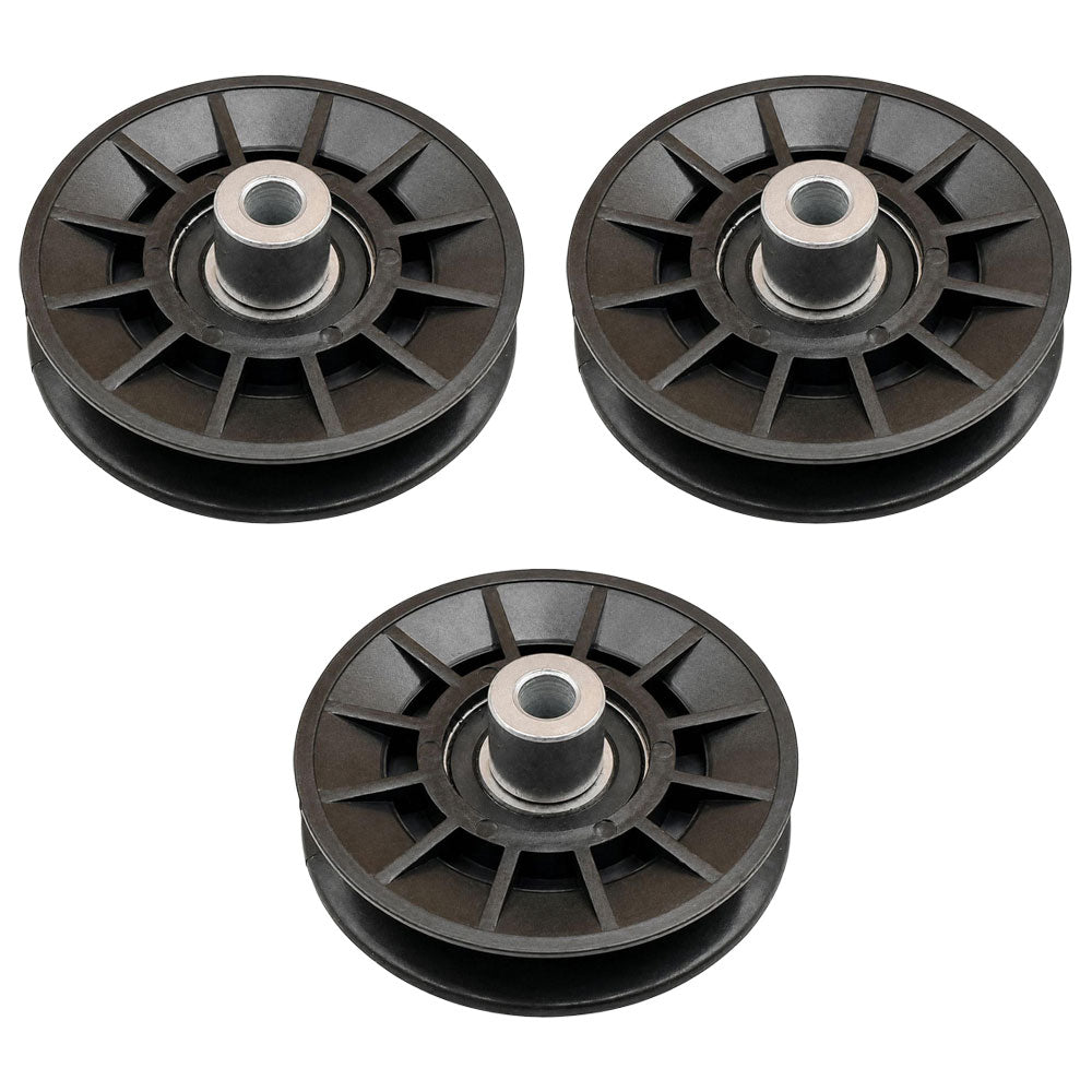 QTY 3: V-IDLER PULLEY
 Fits Husqvarna Replaces 194326