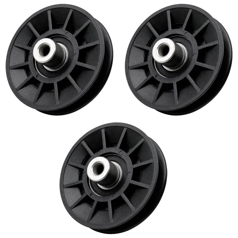QTY 3: V-IDLER PULLEY
 Fits Husqvarna Replaces 194326