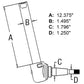 532966M92 Universal Spindle Fits Massey Ferguson