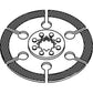 536922M91 Brake Disc 14" Fits Massey Ferguson Tractor 1105 1135 1155 rear axle