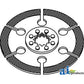 536922M91 Brake Disc 14" Fits Massey Ferguson Tractor 1105 1135 1155 rear axle