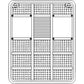 Front Grille with Screen Fits International Harvester Replaces 537496R1