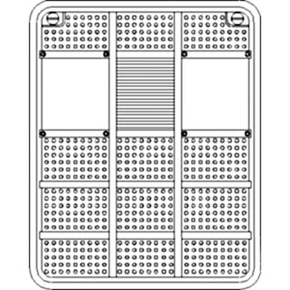 Front Grille with Screen Fits Case/International Harvester Replaces 537496R1