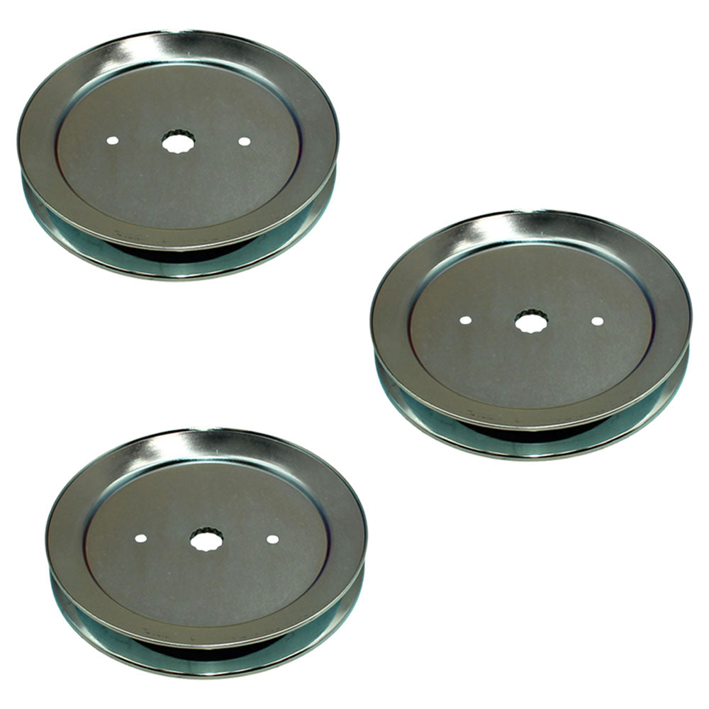 Qty 3: Spindle Pulleys Fits Dixon Replaces 539113300