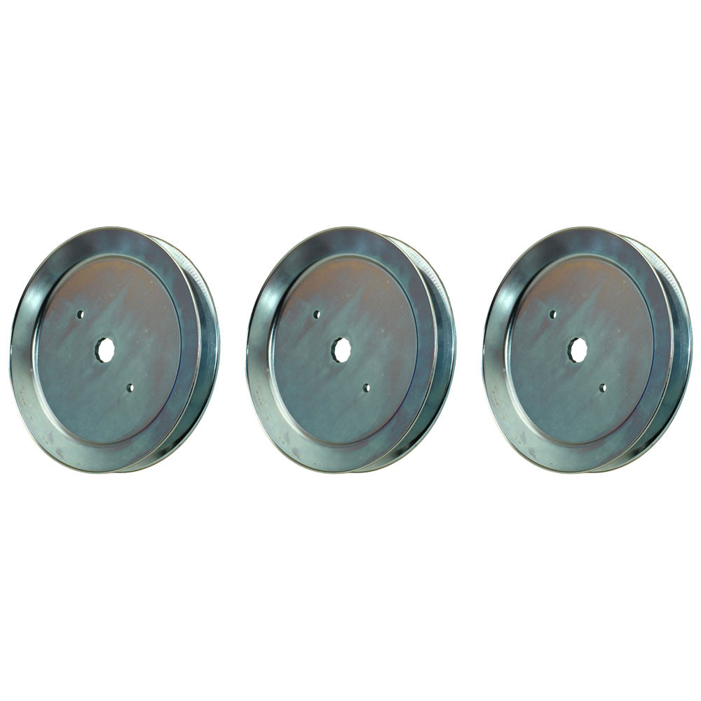 Qty 3: Spindle Pulleys Fits AYP Replaces 539113300