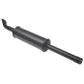 Muffler with Extension Pipe Fits Long Replaces TX12624