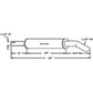 Muffler with Extension Pipe Fits Massey Ferguson Replaces 30059V91