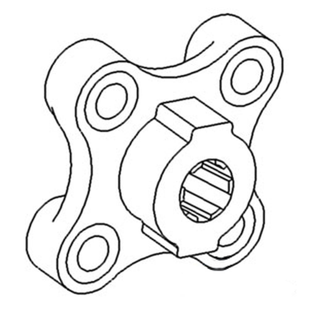 Hub 54C2055 Fits New Holland 772A-SERIES 772-SERIES 776A-SERIES 776-SERIES