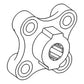Hub 54C2055 Fits New Holland 772A-SERIES 772-SERIES 776A-SERIES 776-SERIES