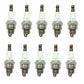 Ten 6703 Spark Plugs 1110 400 7005, 0000 400 7000 Fits Stihl Chainsaws Trimmers