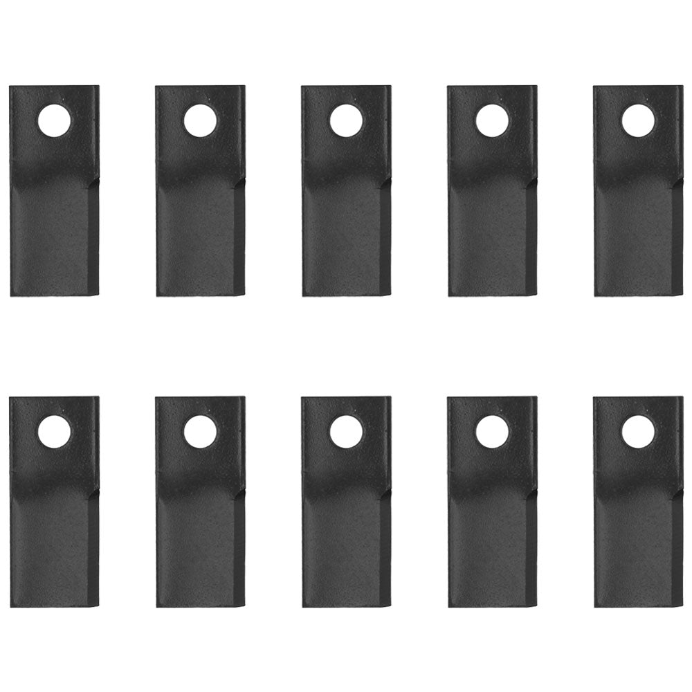 58699_x10 Qty 10: Left Hand Disc Mower Blade Fits Lely 165 205 240 280 320
