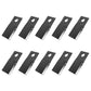 111724 Qty 10: Left Hand Disc Mower Blade Fits Fella SM240 SM240X