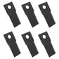 58699_x6 Qty 6: Left Hand Disc Mower Blade Fits Lely 165 205 240 280 320