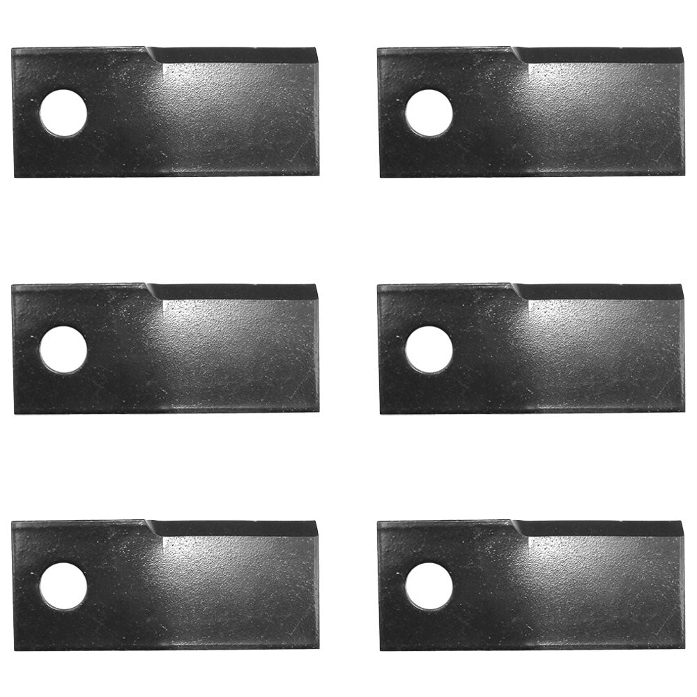604658 Qty 6: Left Hand Disc Mower Blade Fits GEHL DC1080 DC2330 DC2350 DM140