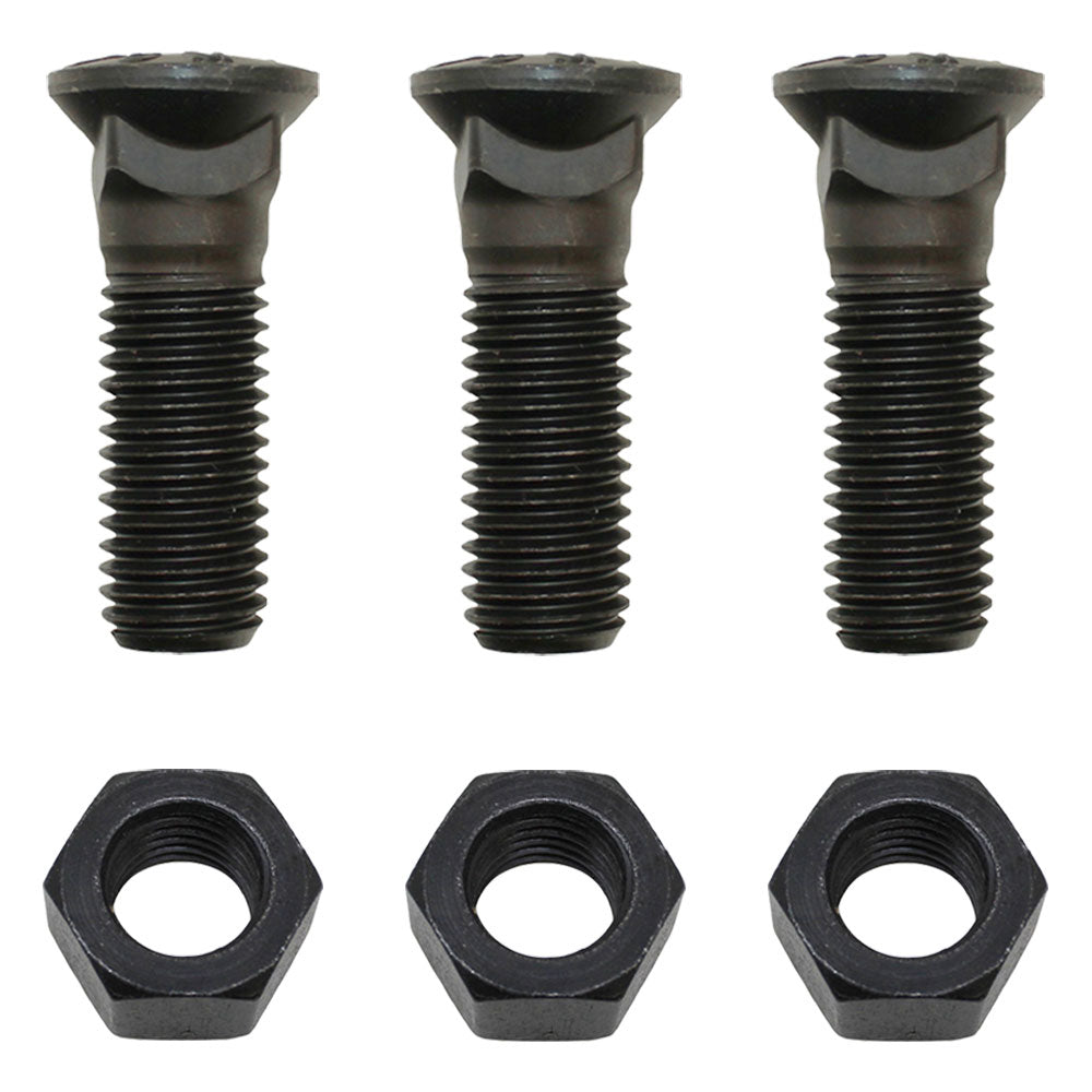 2J-3506 Qty 3: Cutting Edge Bolt & Cutting Edge Nut Kit Fits Caterpillar 120H NA