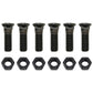 6 - Plow Bolt & Nut for Blades / Cutting Edge, 3/4-10X2 1/2 - Grade 8, Dome Head