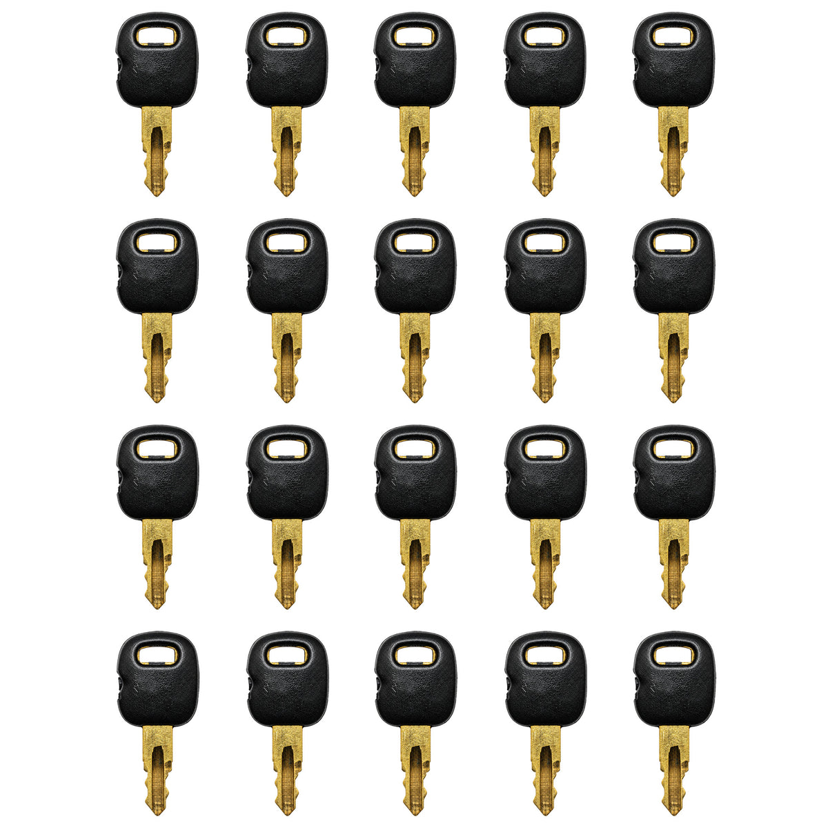 0310-072 Qty. 20: Key(s) - Old Style Fits Caterpillar 10 10-20B 10-20WB 10B 10C