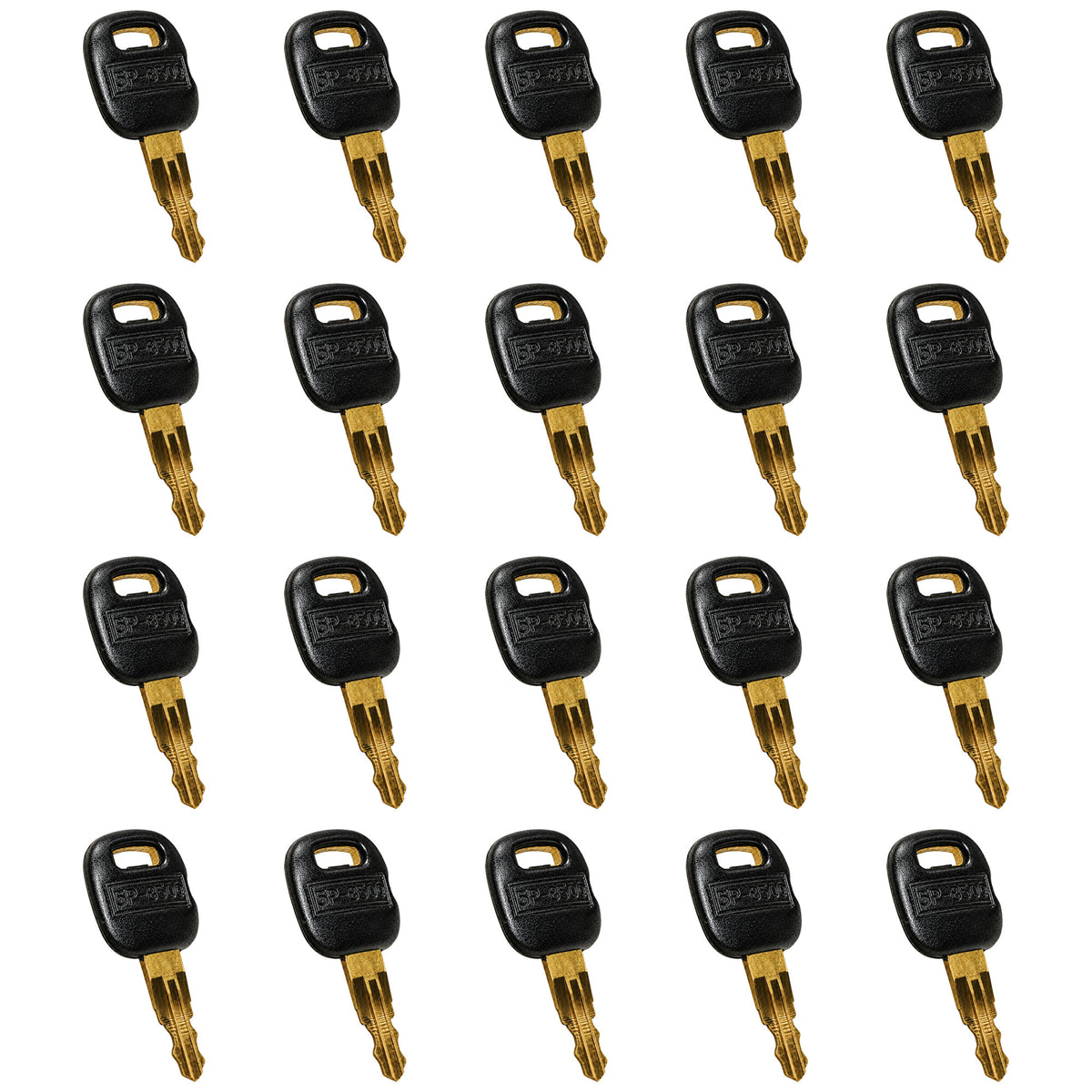 0310-072 Qty. 20: Key(s) - Old Style Fits Caterpillar 10 10-20B 10-20WB 10B 10C