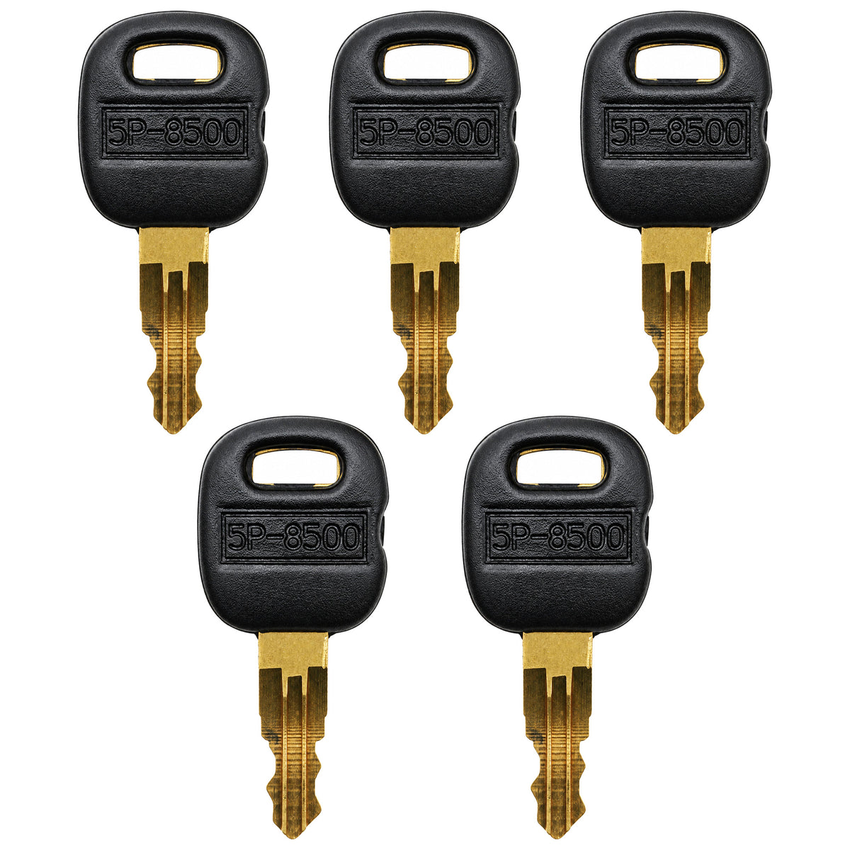 0310-072 Qty. 5: Key(s) - Old Style Fits ASV