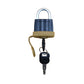 (5) Heavy Duty Weatherproof Padlocks with (2)Keys Rubber Sealed Fuel Cap Lock