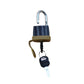 (5) Heavy Duty Weatherproof Padlocks with (2)Keys Rubber Sealed Fuel Cap Lock
