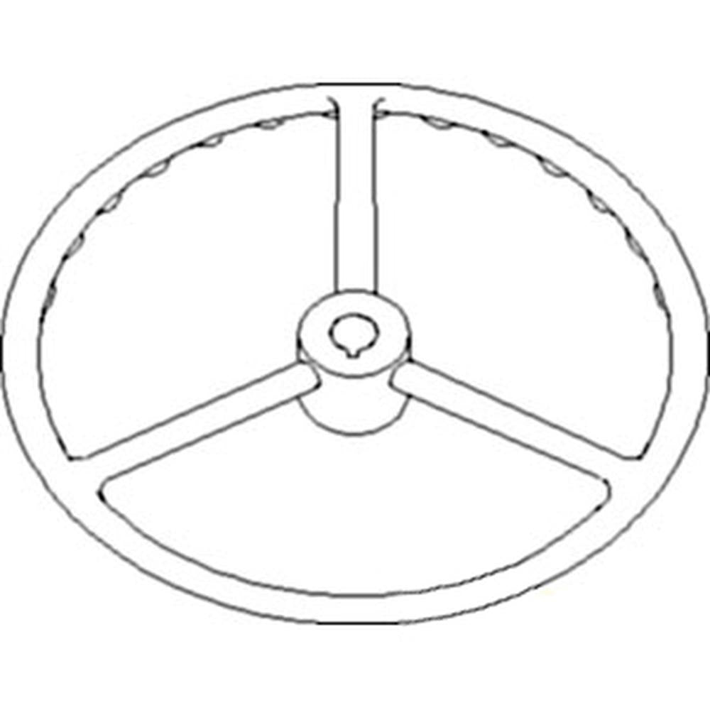 1704-1018 - Steering Wheel 15 Inch Fits Case/International Harvester